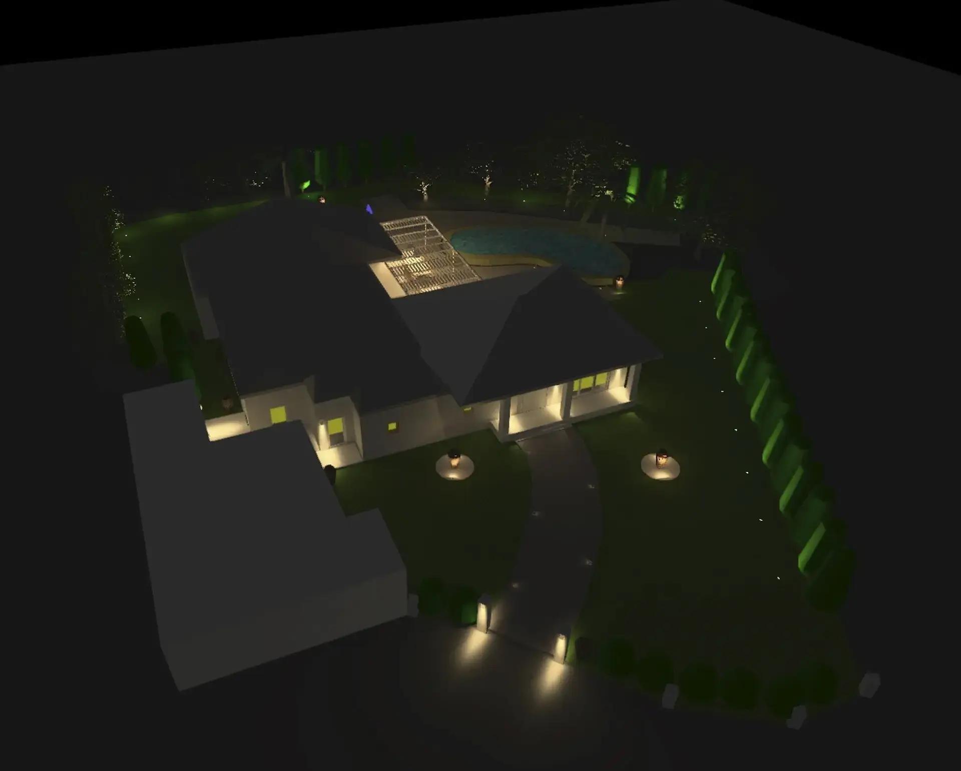 Private house in community gardens in Dubai-UAE