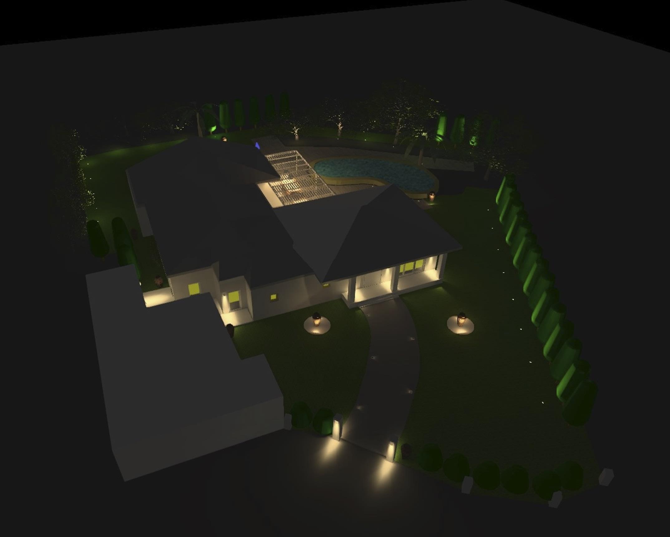 Private house in community gardens in Dubai-UAE